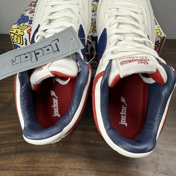 jaclar Shoes Sneakers Trainers JA-7525 Courtlord Blue/White Size 10.5 Retro NEW‎ main image 4